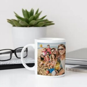 Home 46 Personalized White Photo Mug