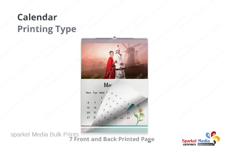 Home 50 Custom Printed Wall Calendars