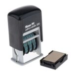 Self-Inking Date Stamp Business Stamp H-4mm Great For Receiving 2 4